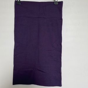 Purple pencil skirt